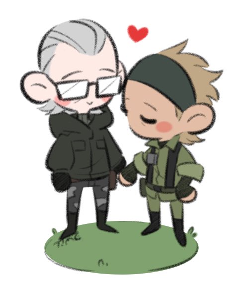 Had the random urge to doodle them again. #MGS