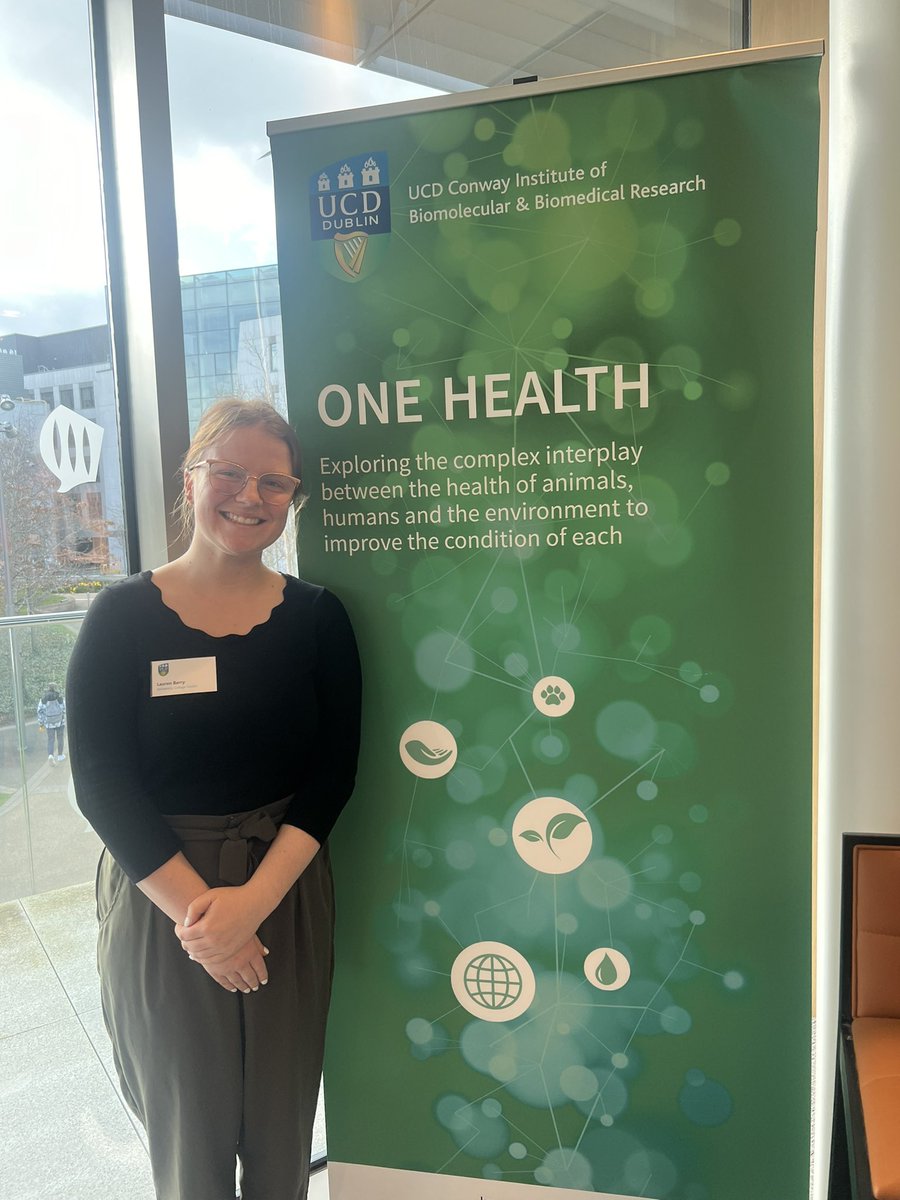 OneHealthSocUCD's tweet photo. Our committee was able to attend the lovely launch event for the UCD One Health Centre today. Our veterinary representative Lauren Barry was able to speak on a panel of leading experts in their fields. Special thanks to @geraldmbarry  &amp; @DrTonyHolohan  for this event. @UCD_CHAS https://t.co/hpuZj9p1jz