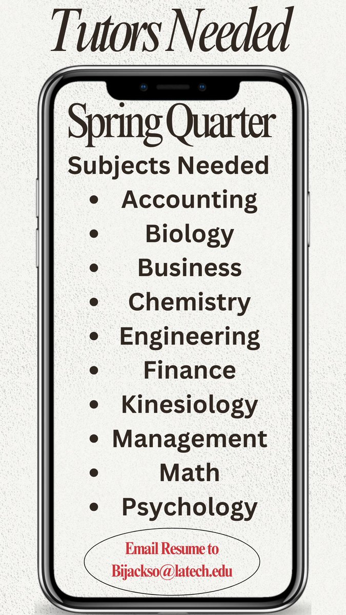 Louisiana Tech Student-Athlete Success Services tweet media