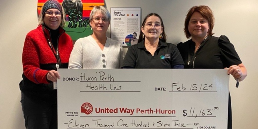 🌟 Gratitude Alert! 🌟
Shoutout to Huron Perth Public Health! 🙌 We can't thank them enough for supporting United Way. 🚀
With this contribution we're one step closer to our campaign goal!  
Thank you for making a difference! 🌟 #Grateful #CommunitySupport #MakingADifference