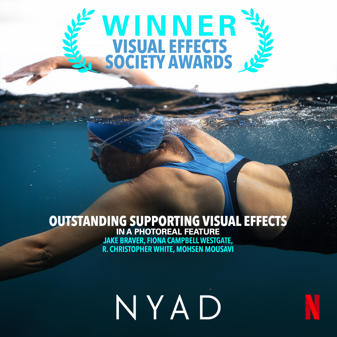 nyadmovie's tweet photo. Congratulations to the team behind NYAD on their Visual Effects Society Award for Outstanding Supporting Visual Effects! https://t.co/jI2th5st42