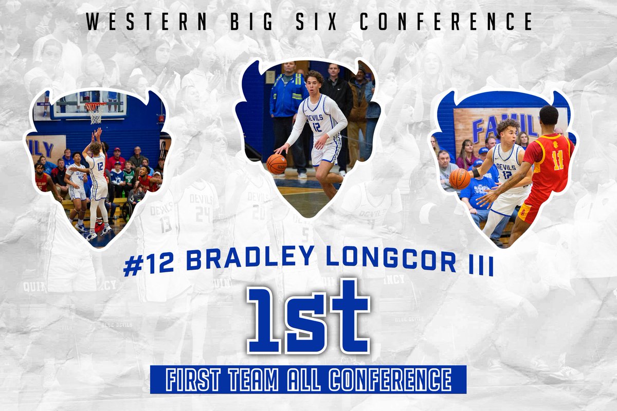 QHS BASKETBALL (@qhsbasketball) on Twitter photo Another big season by <a href="/BradleyL_12/">Bradley Longcor III</a> in conference play. 1st team all-conference. Well deserved my man.
#BlueDevilPride Another big season by <a href="/BradleyL_12/">Bradley Longcor III</a> in conference play. 1st team all-conference. Well deserved my man.
#BlueDevilPride