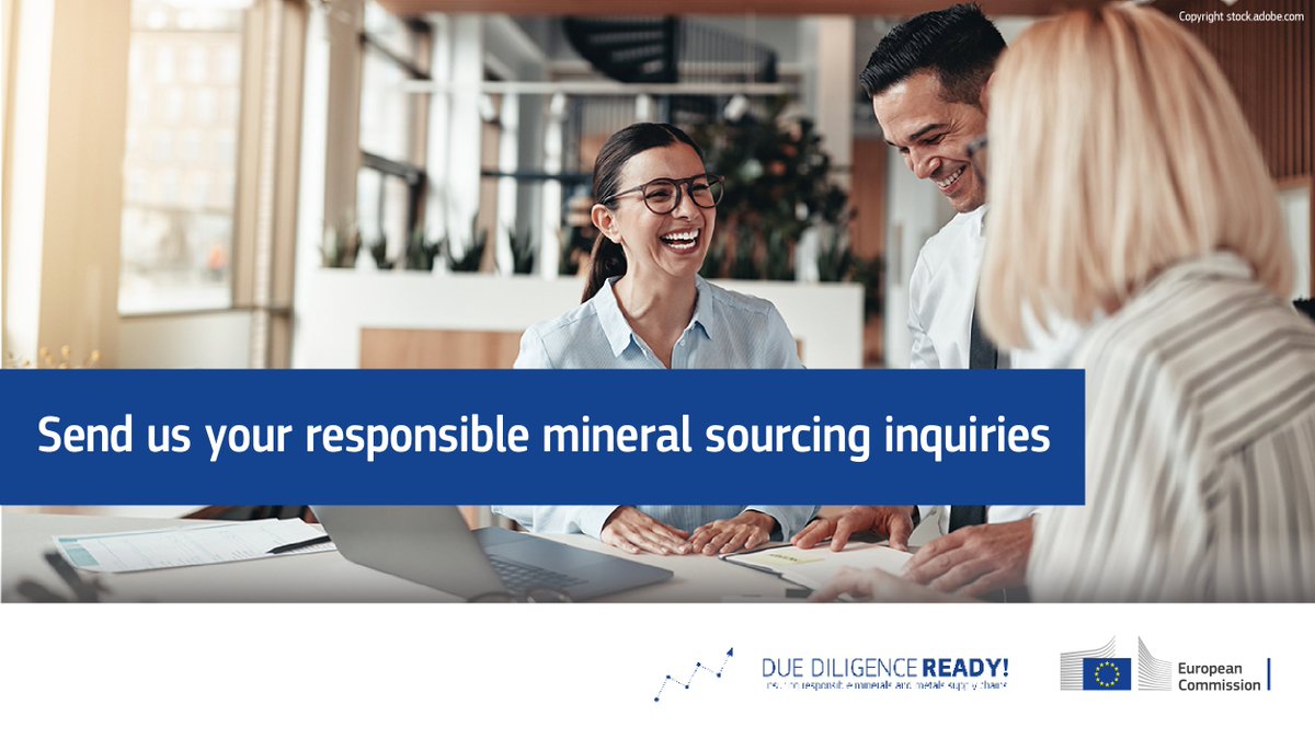 EU_Growth's tweet image. 3⃣ 2024 marks 3 years of the EU #ConflictMinerals regulation!

Explore our complimentary 📨advisory service, available to address your #DueDiligence queries and guide you through a responsible mineral sourcing journey.

Find out more➡️ single-market-economy.ec.europa.eu/sectors/raw-ma…
#DueDiligencReady
