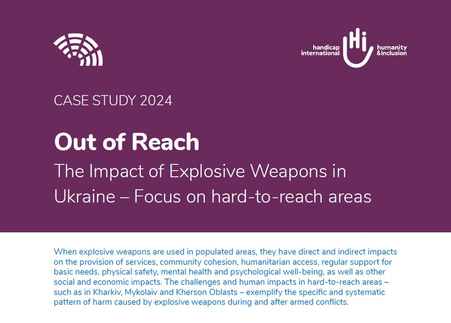 @StimsonCenter In our section on Ukraine War at 2 Years: 'Out of Reach: The Impact of Explosive Weapons in Ukraine – Focus on hard-to-reach areas,' Humanity & Inclusion hi.org/sn_uploads/doc…