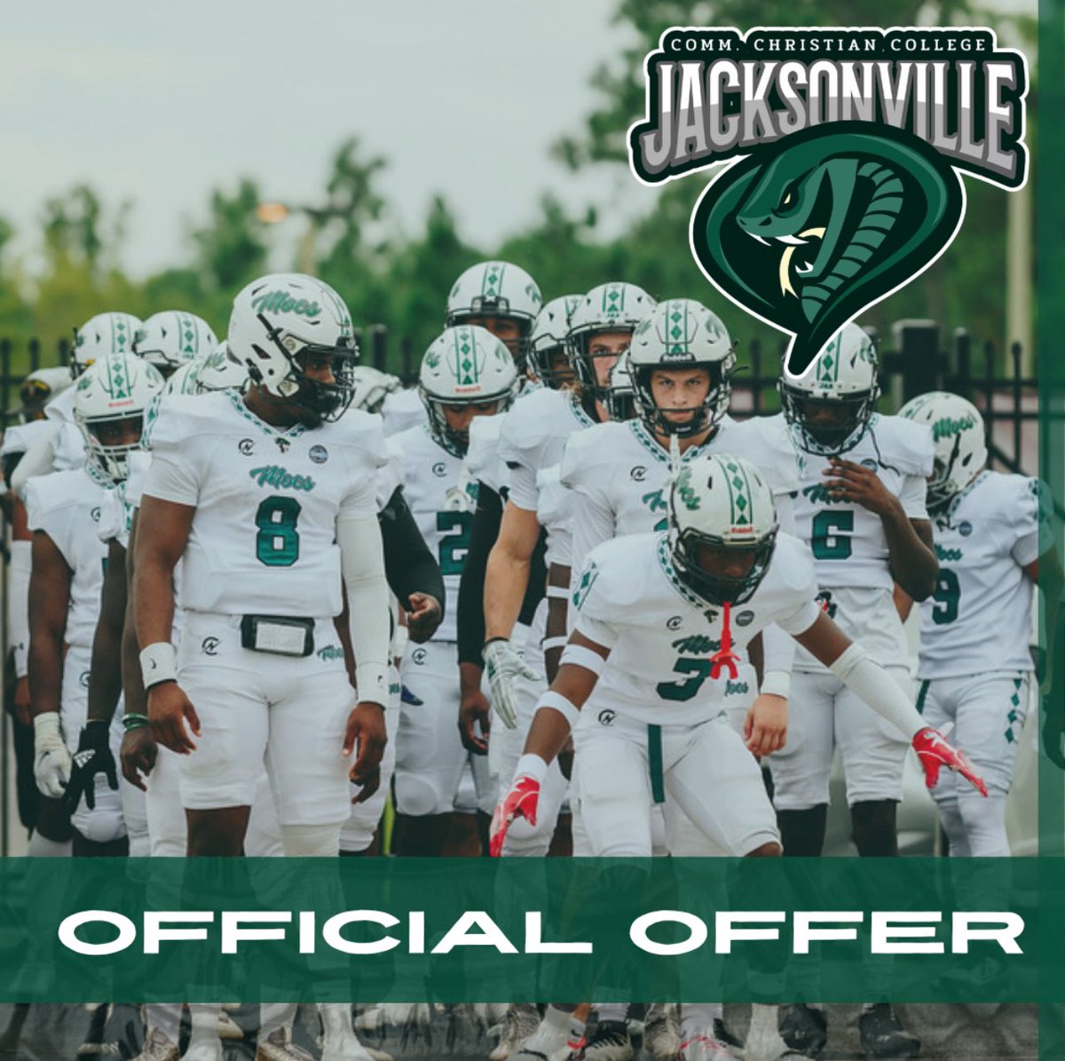 Wowww after a great phone call and many conversations with <a href="/CoachJoeNieves/">Coach Joe Nieves</a> I’m blessed to receive my 1st juco offer from @jaa_athletics  #agtg  #godsplan #gomocs