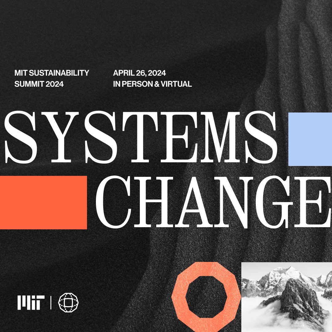 MIT Sustainability Summit tweet media
