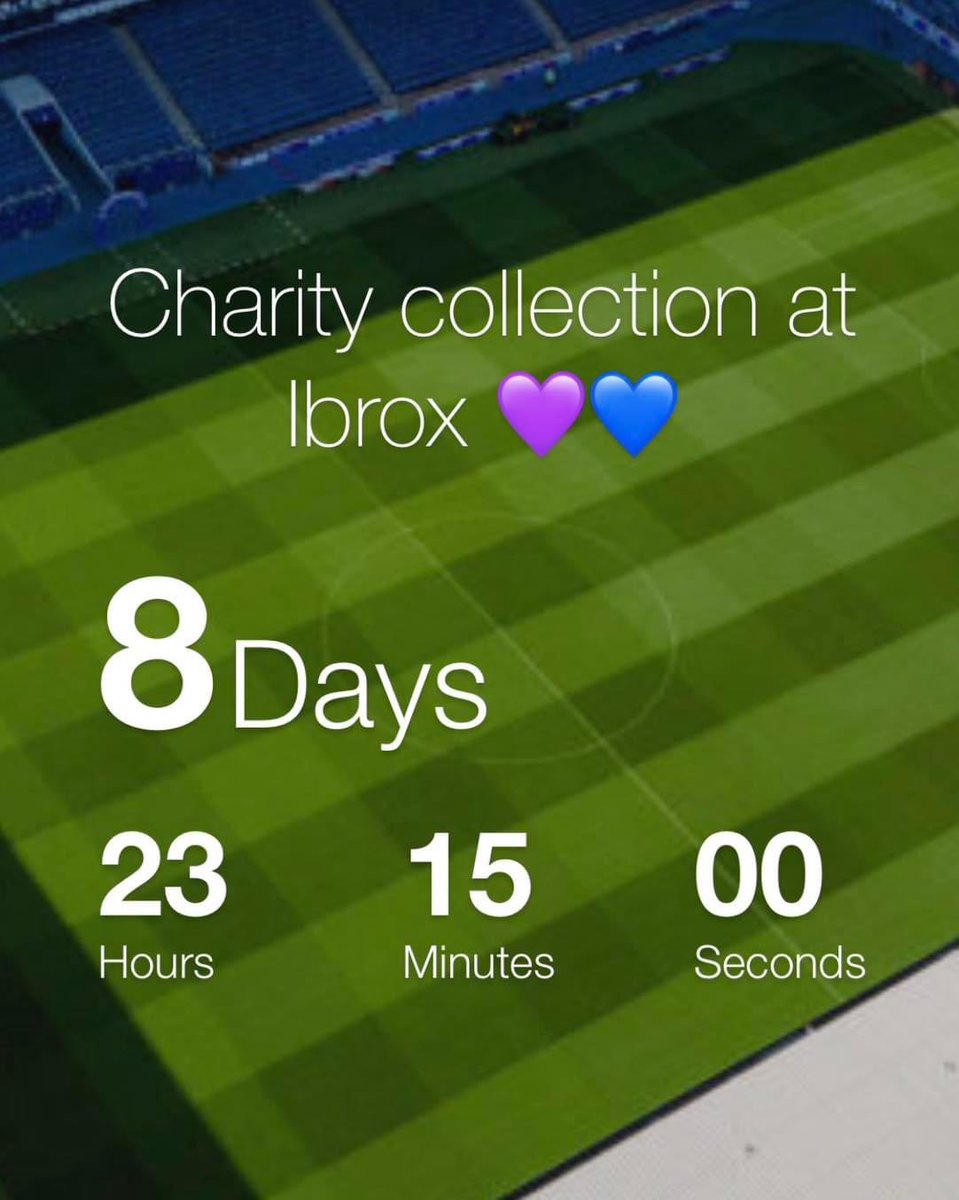 📢 Join us on March 2nd as Town Break visits Ibrox Stadium for our first-ever collection around the stadium! 

Help support our community services by dropping your loose change into our buckets. 

See you there! #8daystogo #Townbreak #rangerscharityfoundation ⚽️