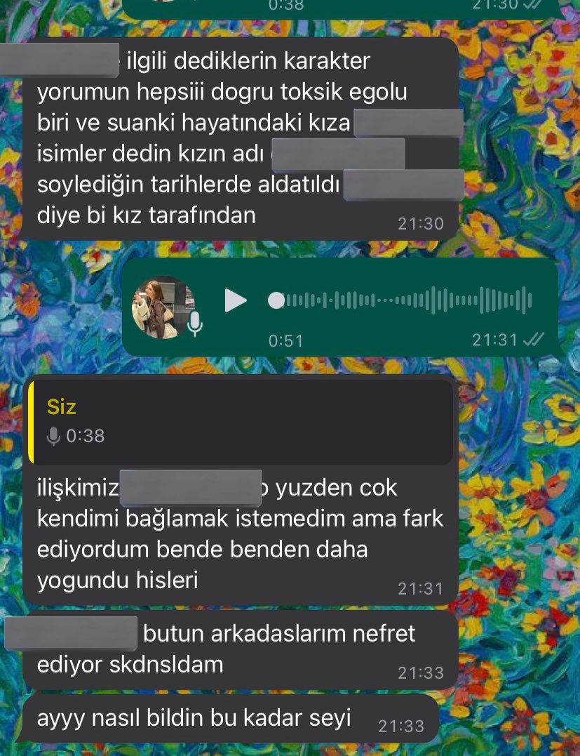 tepkii🖤 ex’inin aldatılmış olabileceğinden bahsedip isim vermişim, söylediğim tarihte benzer bir isimle aldatılmış🥺 hayatındaki kişinin de ismini vermişim.. bana gelen isim verme perileriiii🧿