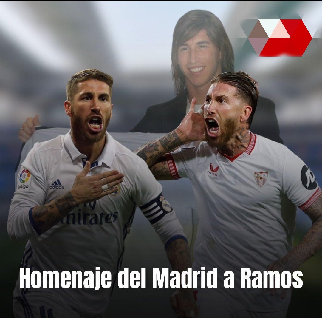 ✨ El RM enfrentará al Sevilla en la próxima fecha de la Liga, momento que marcará el retorno de uno de sus ídolos al Santiago Bernabéu:  Sergio Ramos, al cual se disponen a homenajear por su brillante carrera como parte del Combinado Merengue, más que merecido ✨