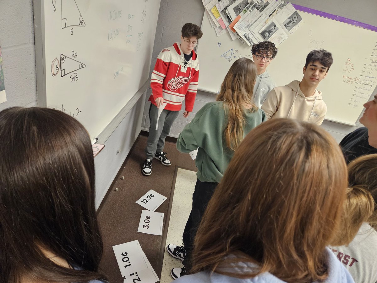 Where are your tax dollars going?  2nd period Sr Math can tell you!  Congrats to the winners of the competition!