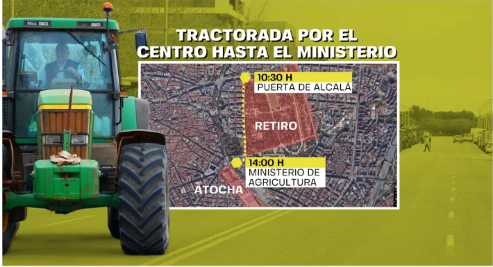 aarroyobr's tweet photo. Hoy es un día de suerte para muchos madrileños. Teniendo en cuenta quien nos gobierna en mayoría, 100% seguro que no han visto un tractor en su vida. Hoy pueden hacerlo #tractorada

https://t.co/P0XupLkTDW https://t.co/iQoudwSlPs