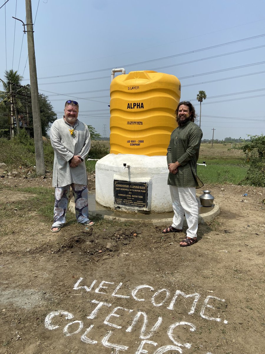 TENC India Day 5 - Today we headed back to Chennai, to visit the second NGO, CRUSADE. This organisation supports projects to improve lives in local communities. There was also a ceremony for the opening of the water pump that TENC schools helped to raise funds for. #TENCIndia2024