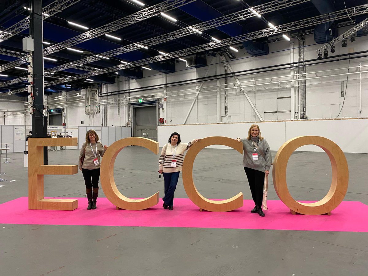 Happy to meet friends and learn #ECCO2024