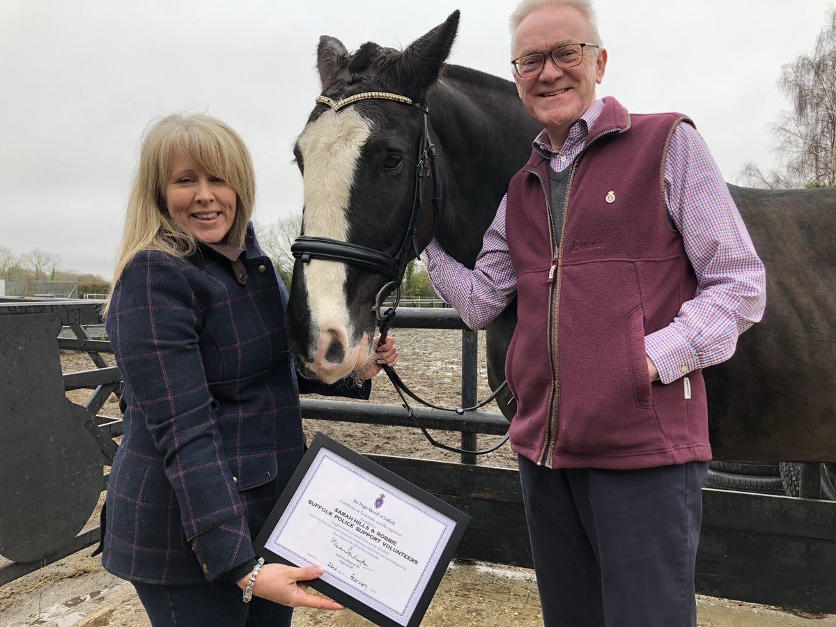 Mark Pendlington DL (@markpnewanglia) on Twitter photo #suffolkhighsheriff Special & inspiring visit to thank national award winner Sarah Hills & Robbie <a href="/SuffolkPolice/">Suffolk Police</a> <a href="/SPVolunteers/">Suffolk Citizens in Policing</a> @rachelkearton for exceptional community service in rural Suffolk. Robbie got a bag of carrots! #bigsuffolkthankyou #suffolkandproud ππ #suffolkhighsheriff Special & inspiring visit to thank national award winner Sarah Hills & Robbie <a href="/SuffolkPolice/">Suffolk Police</a> <a href="/SPVolunteers/">Suffolk Citizens in Policing</a> @rachelkearton for exceptional community service in rural Suffolk. Robbie got a bag of carrots! #bigsuffolkthankyou #suffolkandproud ππ