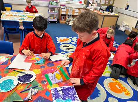 BGS_LowerSch's tweet photo. #BGS_Year2 enjoyed their Indian WOW Day today. They explored Indian clothing, making and trying a mixture of Indian food as well as creating some wonderful art work using stencils #BGS_Project https://t.co/flWWfpxcJ7