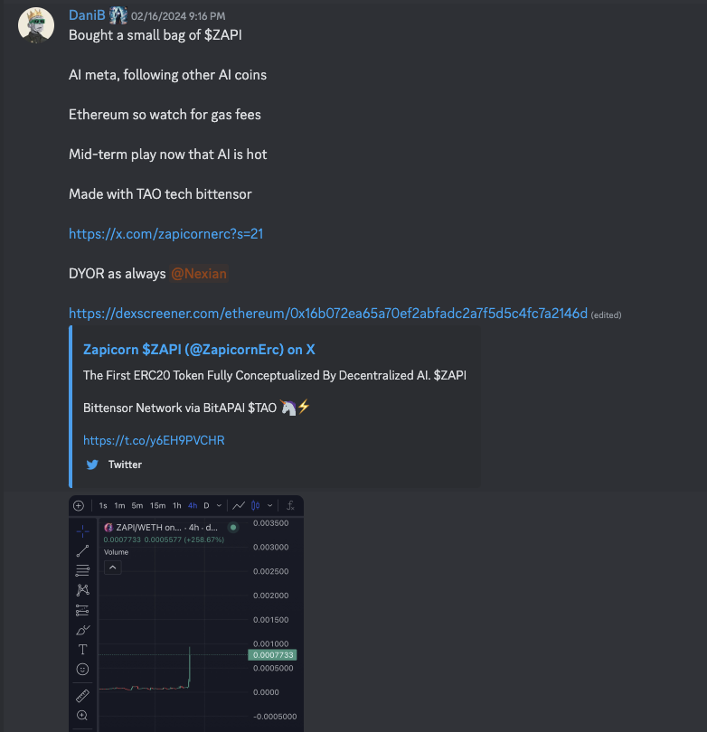 NexusOfCrypto's tweet photo. Another day, another win

$ZAPI 4x from the call ✍️ https://t.co/9bGrzAQNs6
