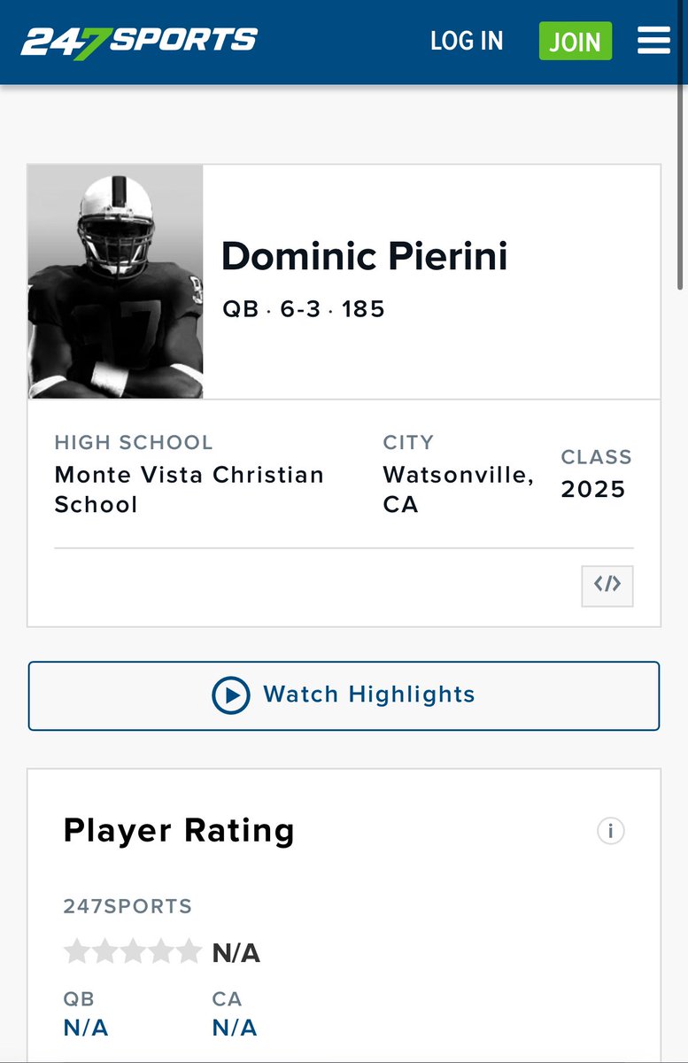 Dominic Pierini (@dominicpierini2) on Twitter photo Thank you <a href="/BrandonHuffman/">Brandon Huffman</a> for creating my 247 account!
<a href="/WeAreMVCFB/">Monte Vista Christian Football</a> <a href="/TrainDeliberat/">Deliberate Training</a> <a href="/247recruiting/">247Sports Recruiting</a> Thank you <a href="/BrandonHuffman/">Brandon Huffman</a> for creating my 247 account!
<a href="/WeAreMVCFB/">Monte Vista Christian Football</a> <a href="/TrainDeliberat/">Deliberate Training</a> <a href="/247recruiting/">247Sports Recruiting</a>