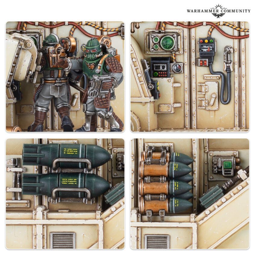 I had the pleasure of working on these as part of the Warhammer Studio; Updating the resin Solar Auxilia Model, including adding interior detail. #WarhammerCommunity #HorusHeresy  #SolarAuxilia #Warhammer30k