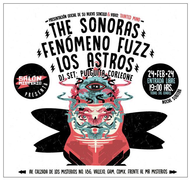 the_sonoras's tweet photo. ¡Amigos!

24 de Febrero en el Salón Misterio 📍
Presentación de nuestro nuevo videoclip/sencillo 

Invitado especial @el_crunchy  

@fenomenofuzz y @los_astrosurf 

Dj Set @PULGUITACORLEON 

Entrada Libre 
Puertas: 19:00 https://t.co/gqStjgfmkb