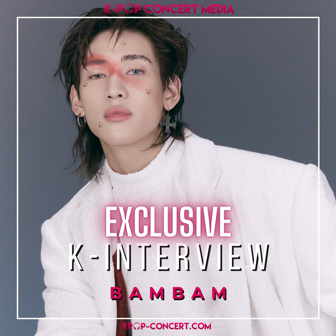 KpopConcert2's tweet photo. Hello friends ! we had an interview with BamBam ! could you please share it ? thank you very much 🥰
▶️https://t.co/7lBPtpqR0n
@BamBamSkrrtBR @BAMBAM1A_INA @Bambar_China @kissdatbam @BambamArg @BamBam_TH @BamBam_G7Peru @TeamBamBamSpace @teamforbambam @China_BamBamBar @ArabBambam https://t.co/kbUPIteoaz