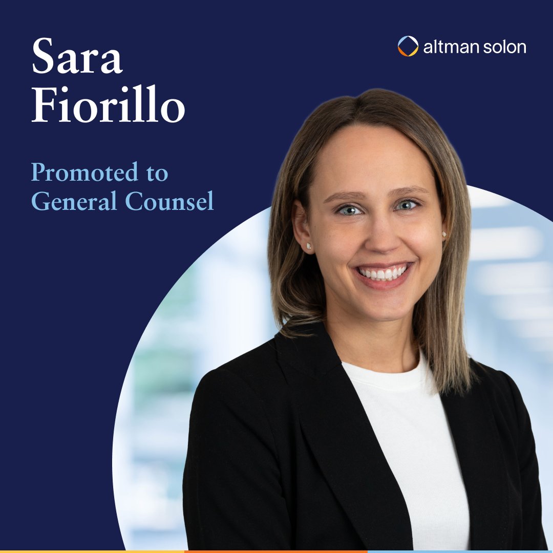 We are excited to announce that Sara Fiorillo has been promoted to General Counsel. Read the full press release ➡️ hubs.la/Q02lZkhK0 #tmt #consultingcareers #strategyconsulting