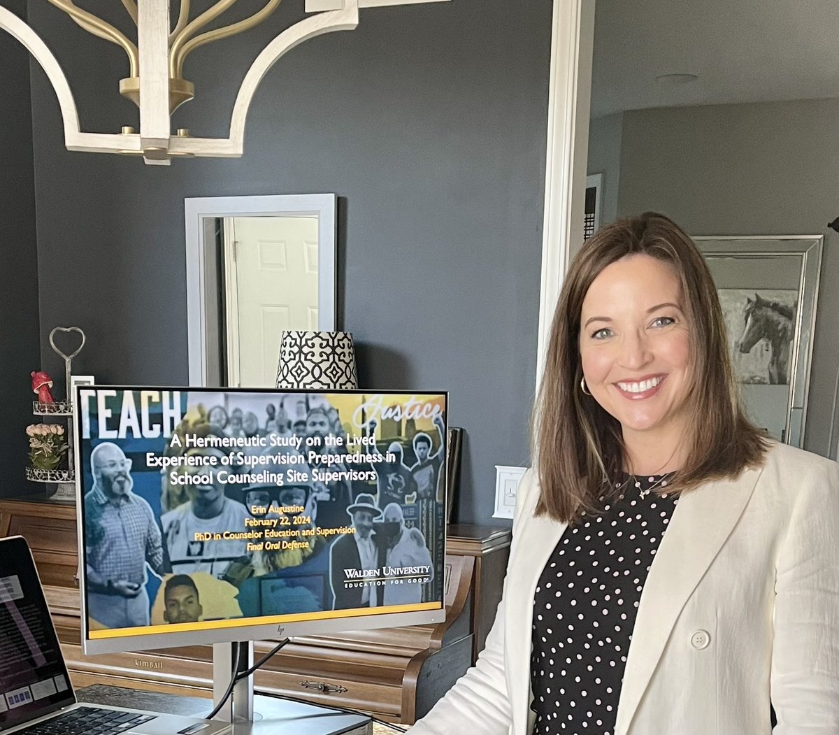 PhD dissertation defended! 🎓 #counseloreducation #schoolcounseloreducator