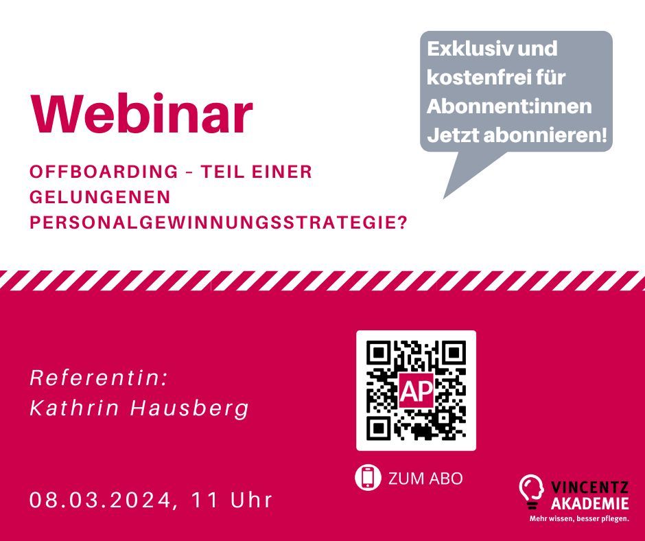🌟 Erfahren Sie, wie ein effektives Offboarding Ihren Einrichtungs-Ruf und die Personalgewinnung verbessert! Kathrin Hausberg teilt im Webinar wertvolle Einblicke. Hier anmelden: buff.ly/49FjfWJ Exklusiv und kostenlos mit Abo. #Altenpflege #Offboarding #Personalgewinnung