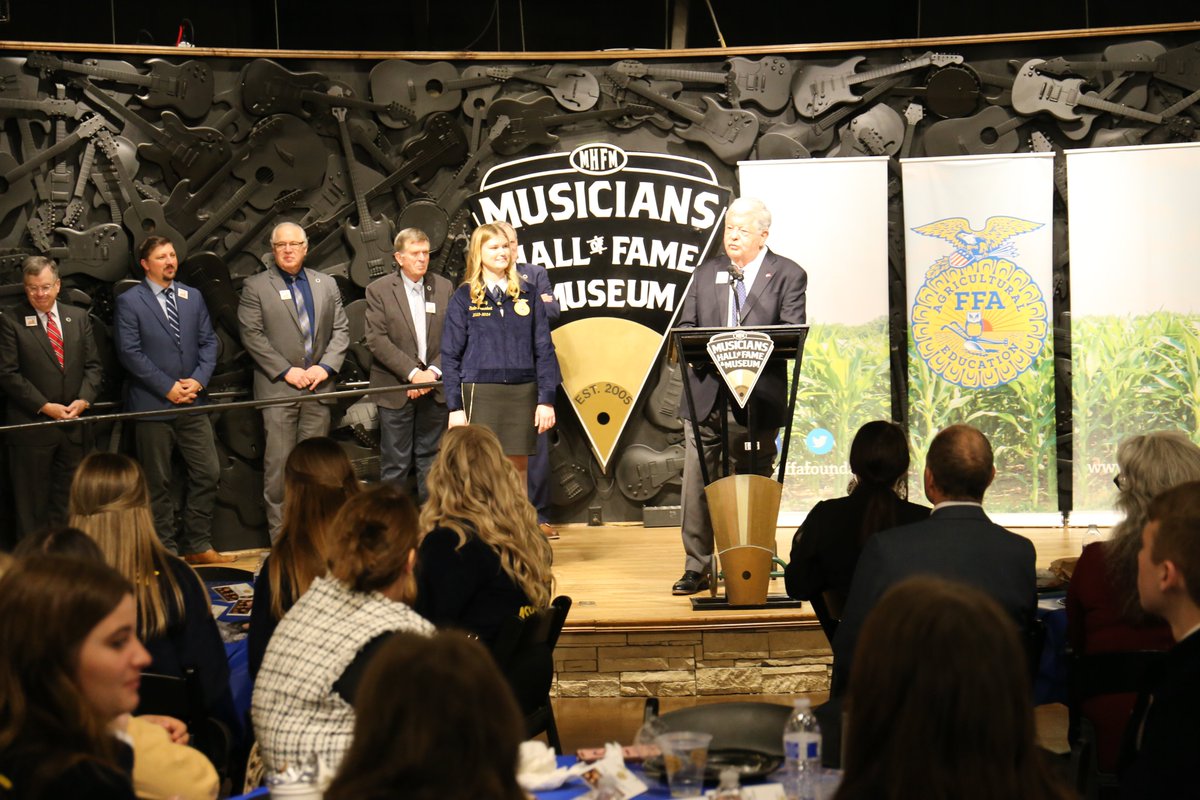 TNFarmBureau's tweet photo. A great day at the state capitol as FFA members from across the state participated in their 43rd Annual Tennessee FFA Legislative Breakfast. We appreciate our state's government leaders for their support of this vital youth organization! #TNFarmBureau #FFAWeek2024 https://t.co/IfXpgCWIha