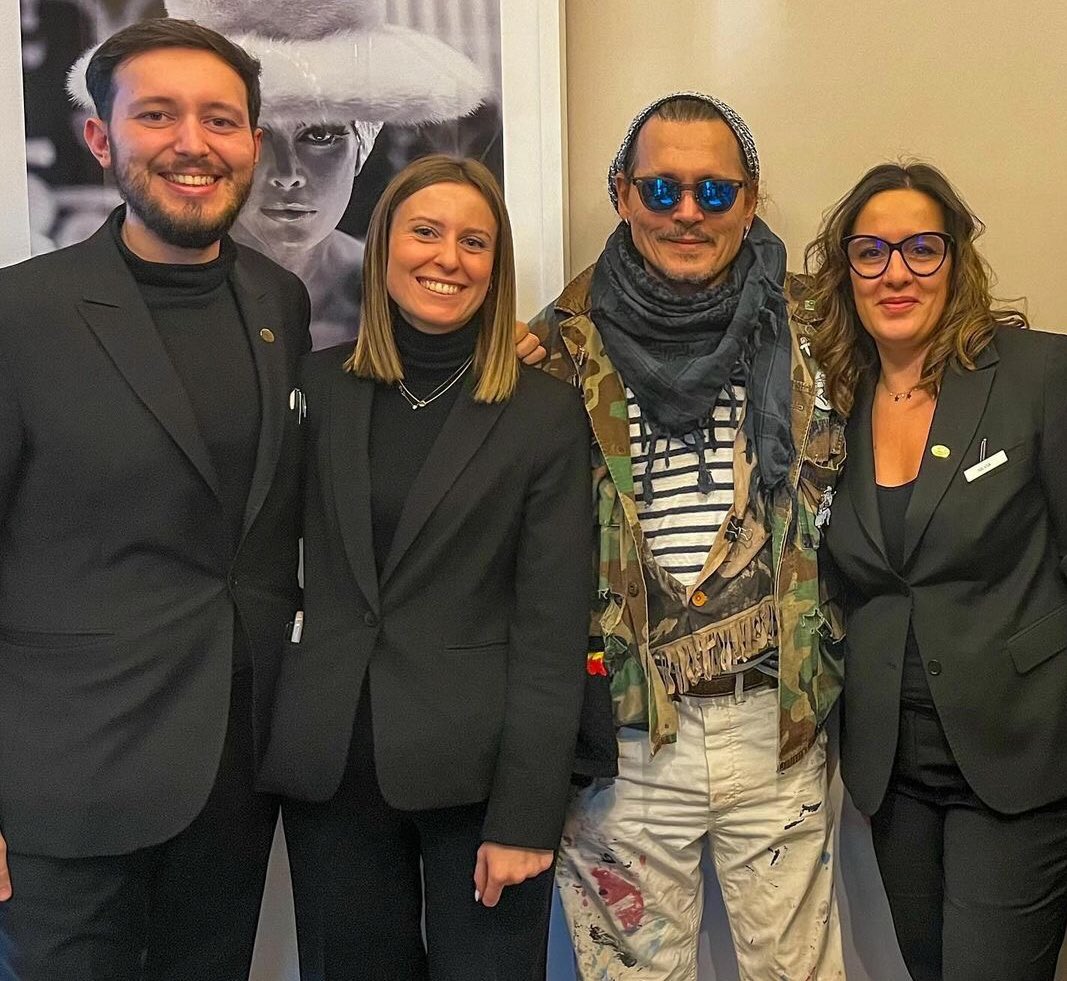 Via principidipiemonte_torino “It’s been a pleasure to host #johnnydepp and to meet such a kind person. Thank you for having honored us.”