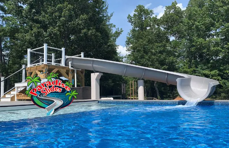 ParadiseSlides's tweet image. We love this simple, clean, and minimal pool setup. The clean white lines of the fence and pool match this custom Paradise pool slide perfectly. This came together great 😍!

#poolslides #minimalist #modernaesthetic