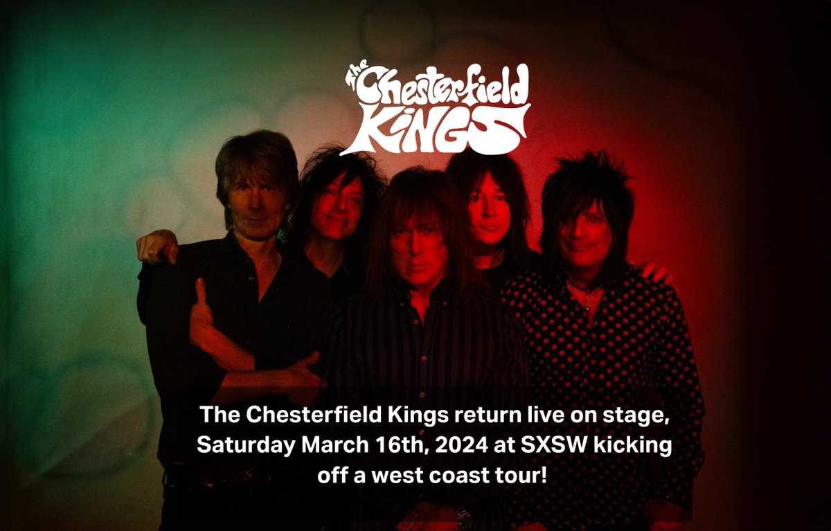 Hailing from Rochester, NY, garage rock legends The Chesterfield Kings formed in the late 70’s, heavily mining the sounds of '60s music from The Rolling Stones and more. They disbanded in '09 but are back with new music and their first live performances in over 15 years.