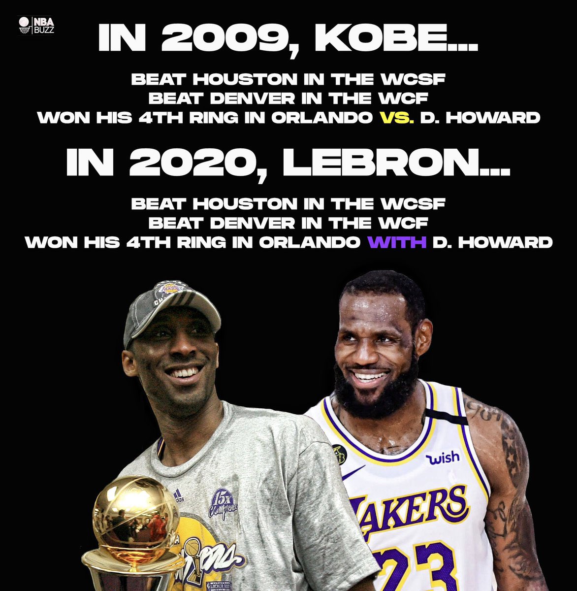 LakersLead's tweet photo. THAT 2020 TITLE WAS FOR KOBE 🐍♾️ https://t.co/y6o1HzexTe