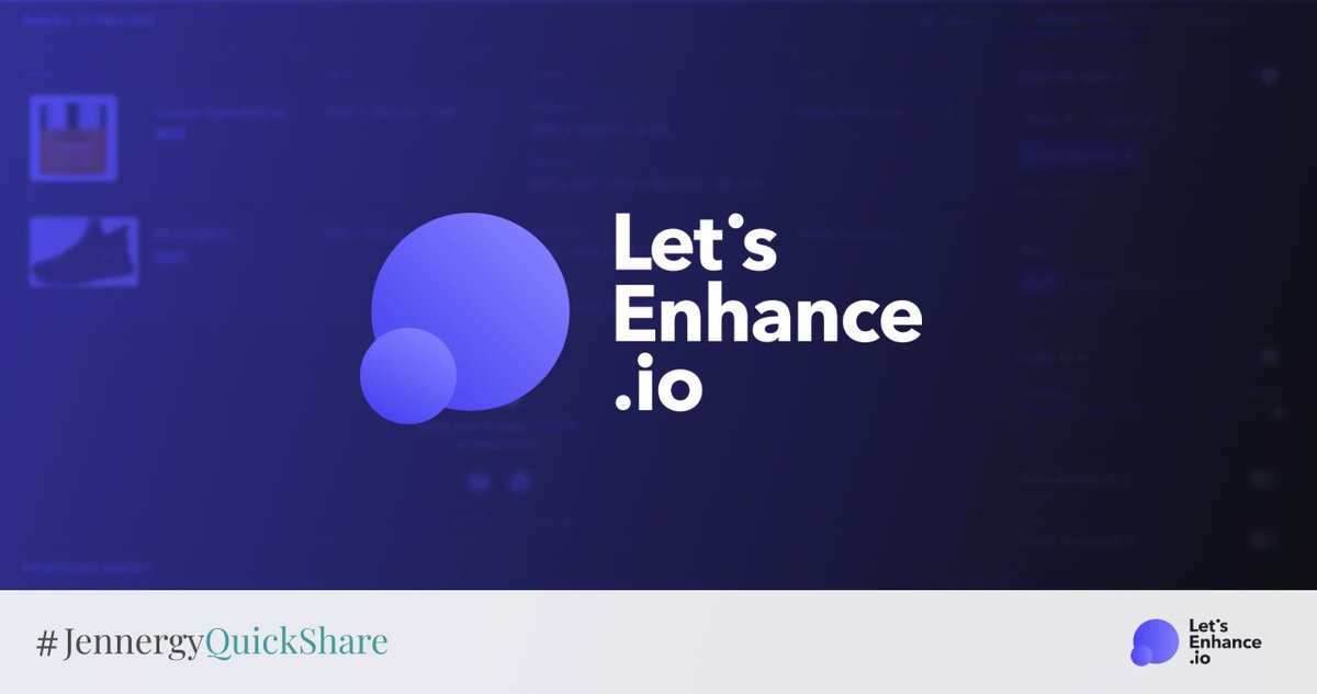 #JennergyQuickShare — Boost image quality to HD/4K using AI without losing detail. Check out Let's Enhance: jennergy.com/quickshare/let…

#jennergy #aipowered #aitools #ai #creativity #enhance #webtools #designtools #technology