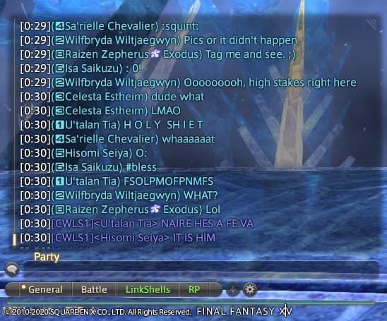 ChrisHackneyGGK's tweet photo. Throwback Thursday to that time 4 years ago clearing E8 in FFXIV where my party didn't believe I was Me. 👍 https://t.co/OO3D3SlFZY