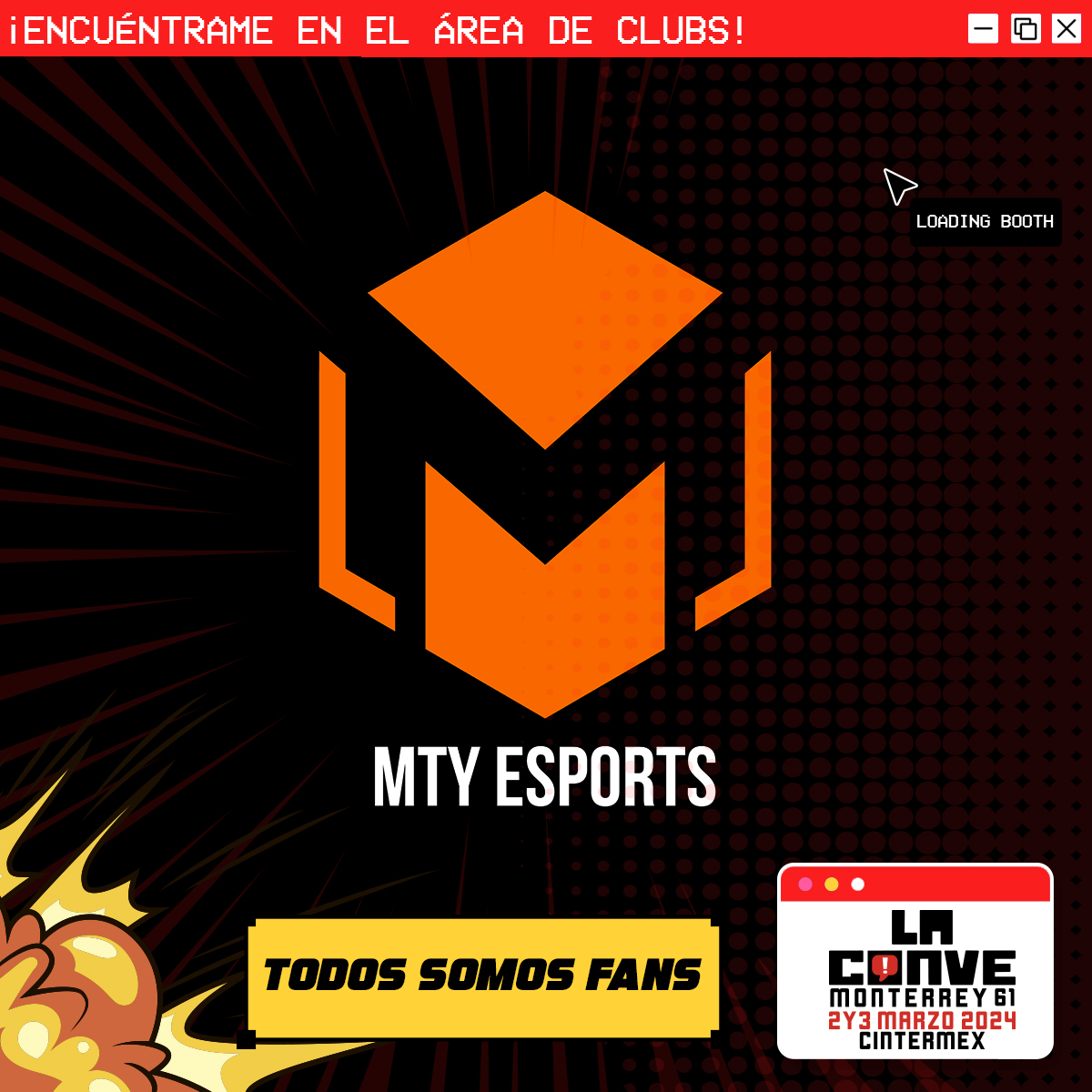MtyRookies's tweet photo. ¡Ya es tradición! 😃

Nos vemos en @LaConveMTY este 2 y 3 de marzo en Cintermex, tendremos:

- Meet &amp; greet con jugadores, creadores y directiva
- Retas casuales y simuladores de @avesports_latam
- Torneos y actividades donde daremos merch como premio. https://t.co/vFt5QkeTaj