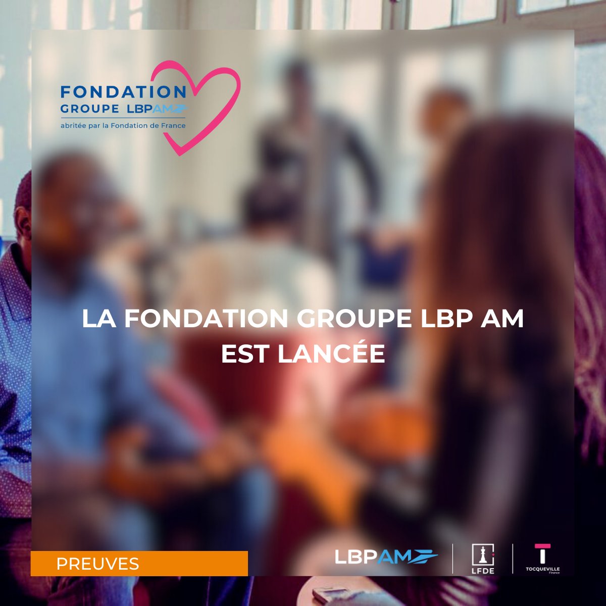 LBP AM (@lbpam_com) on Twitter photo 📣LBP AM et La Financière de l'Echiquier (LFDE) annoncent le lancement de la Fondation Groupe LBP AM. Ce projet fédérateur s’inscrit dans le sillage de l’acquisition de LFDE par LBP AM et illustre la démarche solidaire et citoyenne de <a href="/LaBanquePostale/">La Banque Postale</a>
👉 bit.ly/49GO7Gs 📣LBP AM et La Financière de l'Echiquier (LFDE) annoncent le lancement de la Fondation Groupe LBP AM. Ce projet fédérateur s’inscrit dans le sillage de l’acquisition de LFDE par LBP AM et illustre la démarche solidaire et citoyenne de <a href="/LaBanquePostale/">La Banque Postale</a>
👉 bit.ly/49GO7Gs