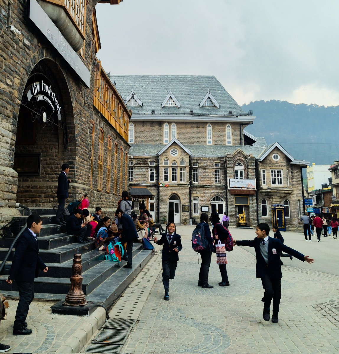 Pure joy in the hills: School kids racing through Shimla's scenic streets, embracing the freedom of youthful energy amidst nature's beauty.
.
.
.
.
#ShimlaAdventures #YouthfulEnergy #Shimla #SchoolLife #JoyfulJourneys #HimalayanEscapade #HimachalPradesh #ChildhoodMemories