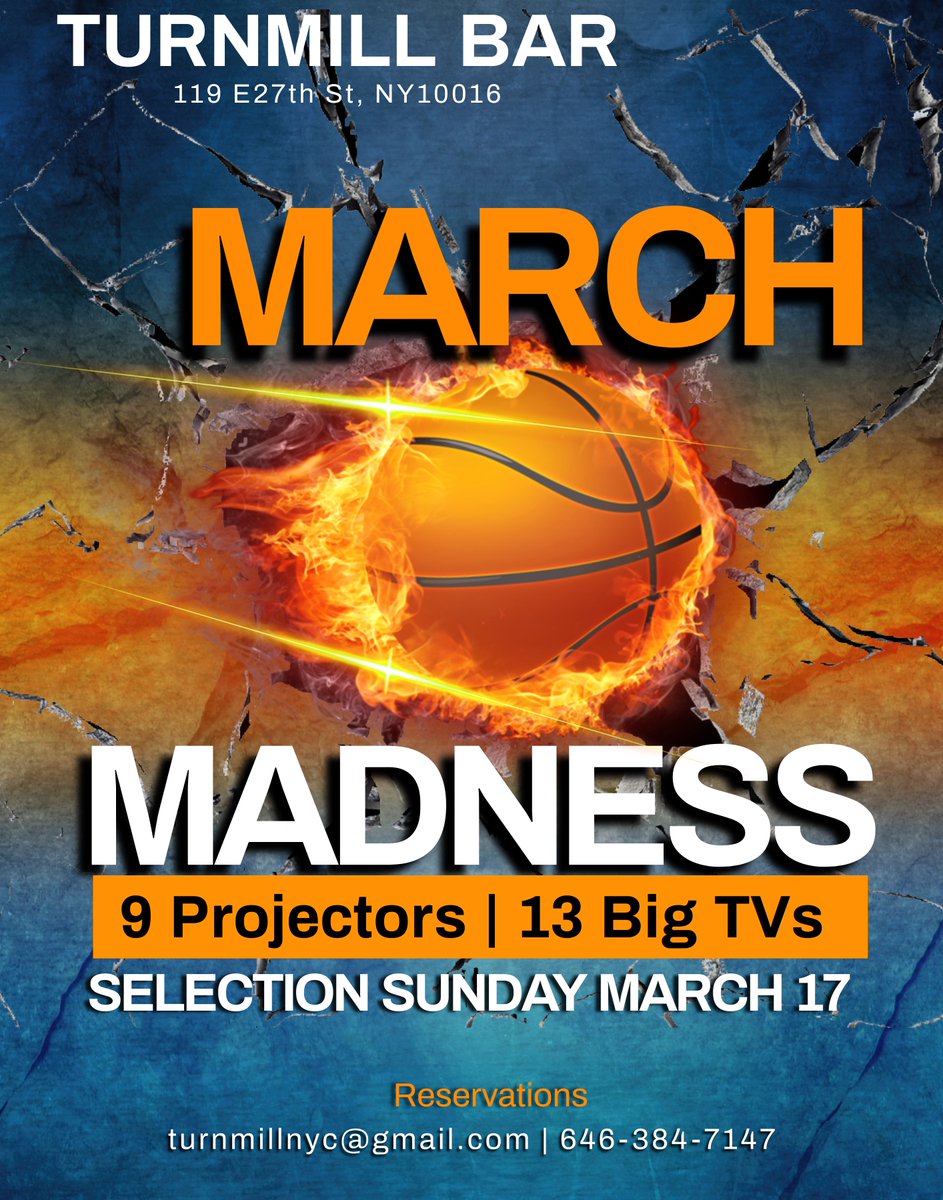 Catch all the games & support your team! 😎 #MarchMadnessNYC24 #NCAA2024