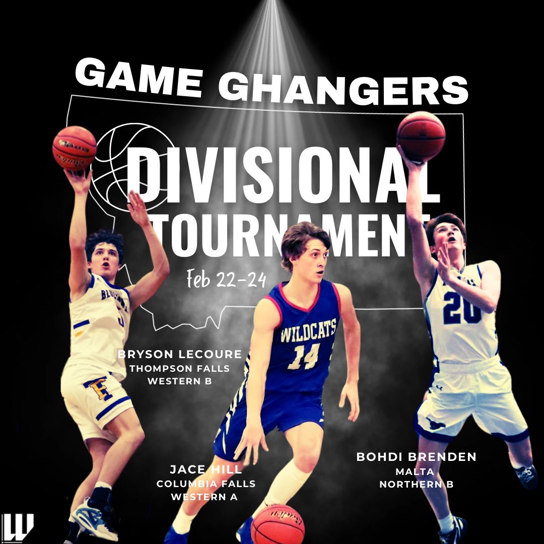 The spotlight awaits! 🌟 Get ready as these LWJ game changers hit the court during the first set of Montana Divisional basketball tournaments Feb 22-24. 

Best of luck to the hard working players, dedicated coaches, families and fans. Let the games begin. 

2024
Jace Hill -