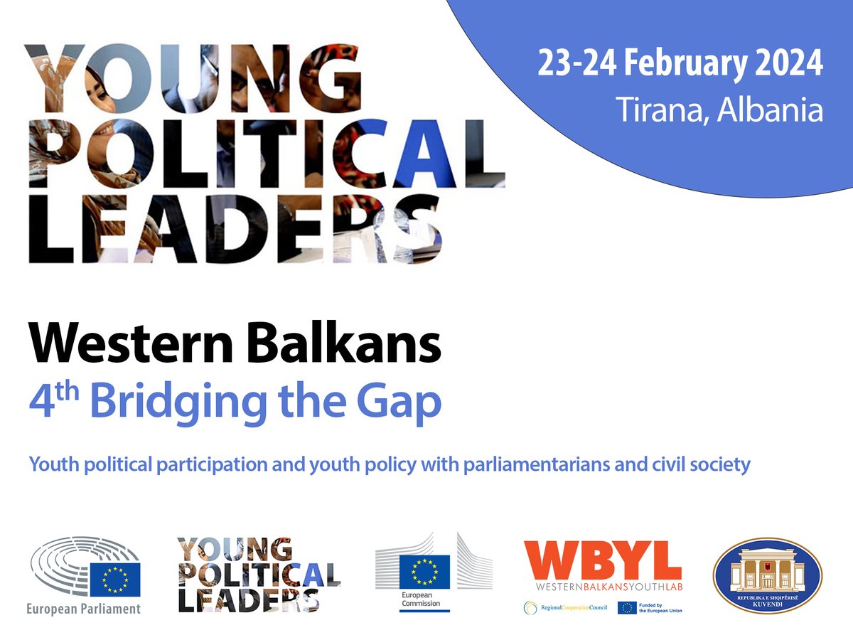 The Young Political Leaders programme is organizing the 4th Bridging the gap tomorrow and on 24 February in Tirana, Albania.