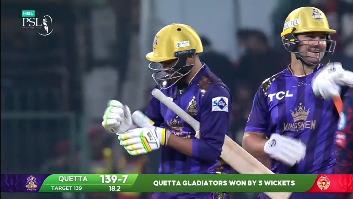 Unlucky Sarfaraz 

جب ٹیم اچھی نہیں بنی بولنگ بے جان تھی اس وقت سرفراز کپتان رہا اب ٹیم اچھی بن گئی اور اچھی بولنگ لائن ملی تو کپتانی رائلی روسو کررہے ہیں ۔۔ کوئٹہ کو لگاتار تیسری جیت مبارک .