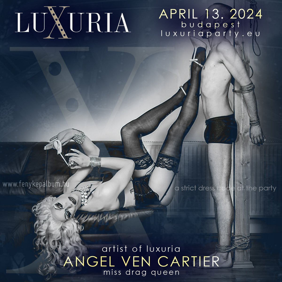 Luxuria Party, 13/04/2024
Tickets: bit.ly/luxuria-ticket…
Til 29/02/2024 early bird
💋 Miss Drag Queen * Angel Ven Cartier 
💥💥💥
💋 THE CRAZIEST PARTY OF THE YEAR * magical, extreme, lush and free world