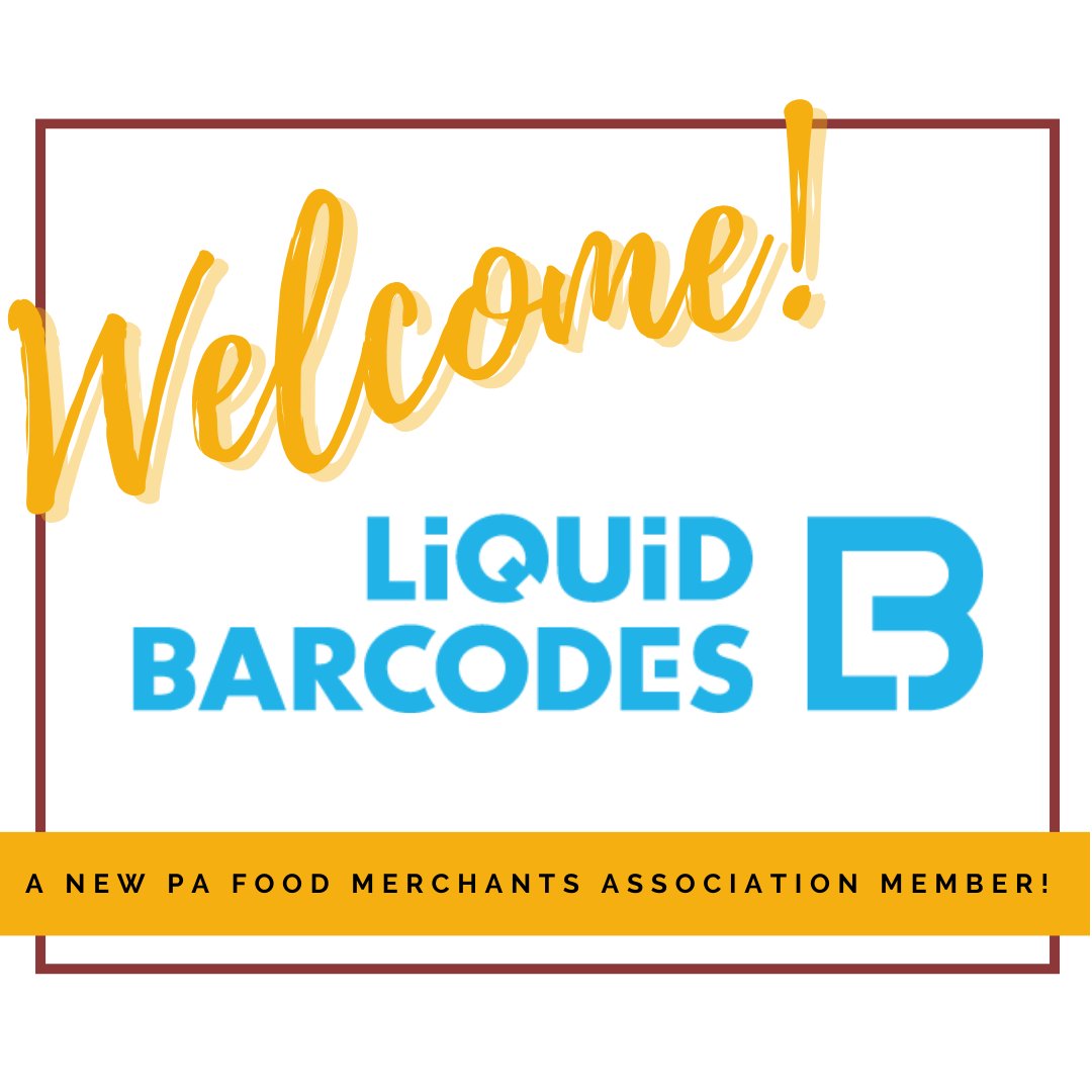 PAFoodMerchants's tweet photo. @pafoodmerchants is excited to welcome new member @LiquidBarcodes to the association!

To learn more about becoming a member of the Pennsylvania Food Merchants Association, visit: https://t.co/DU5DQeUFMV

#PFMA #Beverage #FoodandBeverage #FoodService #ConvenienceStore #CStores https://t.co/HDEUzm9MXp