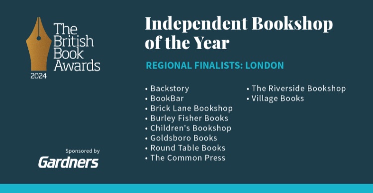 So proud that Backstory is in contention for indie bookshop of the year in such fine company! A big shout-out to Denise, Rory, Amy, Megan and Darby who make Backstory the warm book-loving community it is