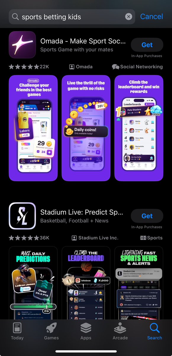 The normalization of gambling with kids is terrible for the future. Companies are pushing sports betting apps extremely hard onto kids and starting gambling addictions early. There is no reason why kids should understand Over/Unders and have the ability to bet on sports with