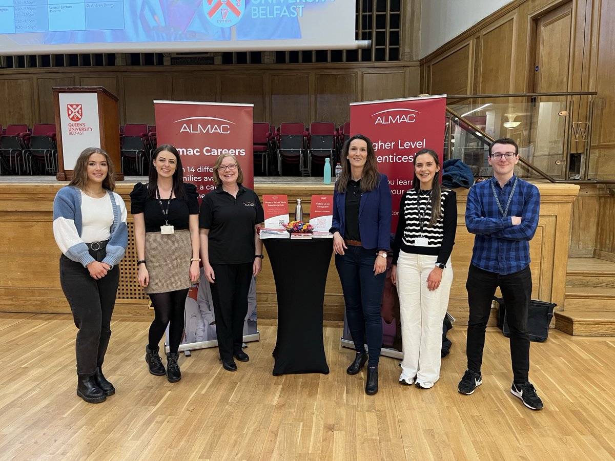 We are at the Science at @QUBelfast event tonight! Are you in Year 11, 12 or 13 and considering doing a Science-based degree? Pop in and meet our team to learn more about the range of careers in Science at Almac! 📍 Whitla Hall - 5.30pm – 9pm