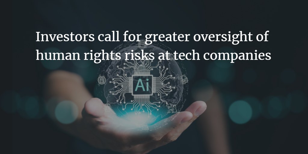 “With these 14 shareholder resolutions, investors are pushing for Big Tech’s accountability towards taking action to prevent harms." - <a href="/AnitaDorett/">Anita Dorett</a>

A look at the human rights proposals filed this proxy season at $GOOG, $AMZN and $META via <a href="/JackGroganFenn/">Jack Grogan-Fenn</a>: esginvestor.net/akademikerpens…