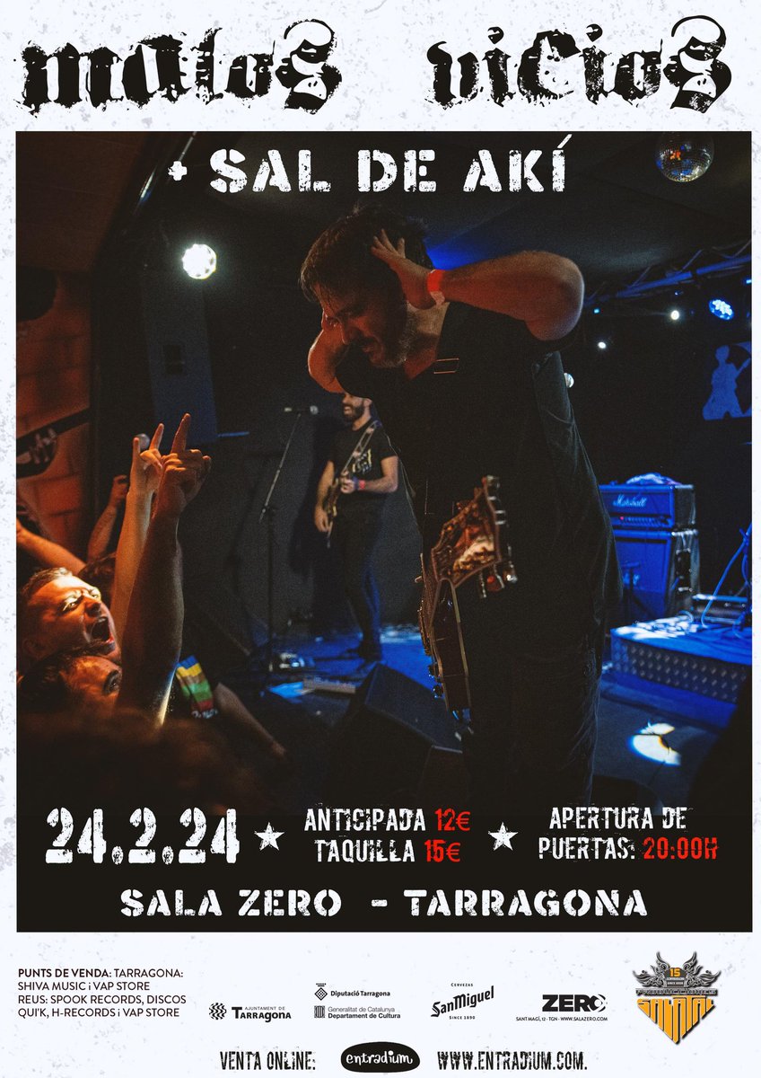 ¡Nos vemos el sábado en Tarragona! ❤️‍🔥❤️‍🔥❤️‍🔥❤️‍🔥❤️‍🔥
entradium.com/es/events/malo…