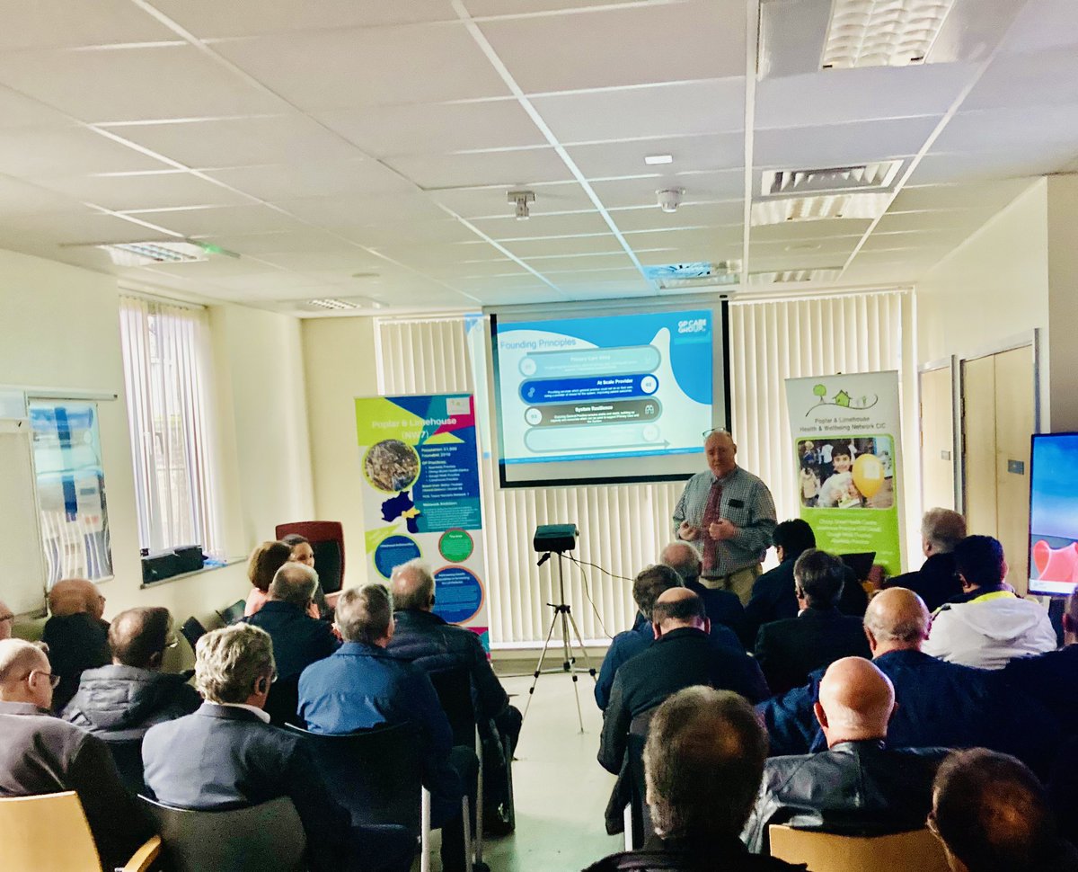 Thanks to <a href="/phillipjbr/">Phillip Bennett-Richards 💙</a> talking all things <a href="/THGPCareGroup/">Tower Hamlets GP Care Group</a> and creation of #HealthNetworks #PCN  for Brazilian guests of <a href="/rcgp/">Royal College of General Practitioners</a> <a href="/LimehouseGP/">Limehouse Practice</a> @ChrispStreet <a href="/HealthyIslandTH/">HealthyIslandTH</a>