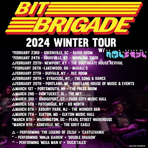 Tour begins tomorrow!
<a href="/nmlstyl/">ηmlstyl</a> is opening every night! (except Asheville)  
tickets @ bitbrigade.net/tour.html
hope you can make it out!